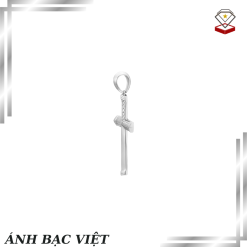 Mặt dây chuyền Kim cương Vàng Trắng 14K
