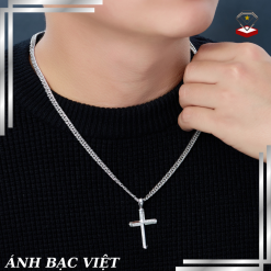 Mặt dây chuyền Kim cương Vàng Trắng 14K