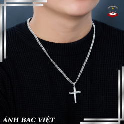Mặt dây chuyền Kim cương Vàng Trắng 14K