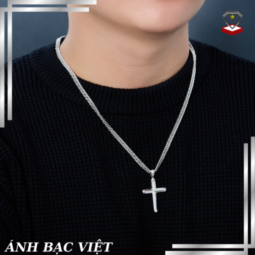 Mặt dây chuyền Kim cương Vàng Trắng 14K